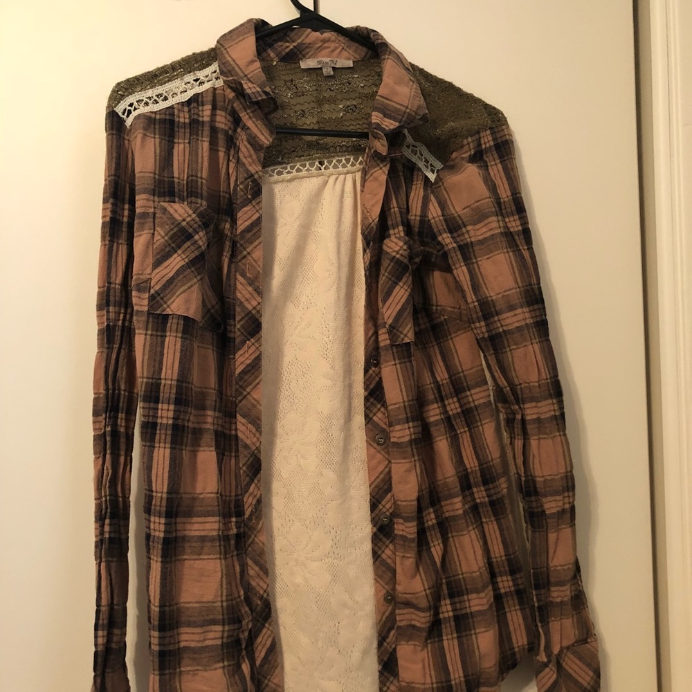 Miss me flannel shirt